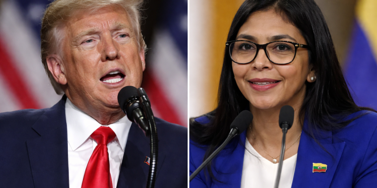 Donald Trump aseguró que Delcy Rodríguez “está cooperando” y advirtió: “Necesitamos acceso al petróleo”