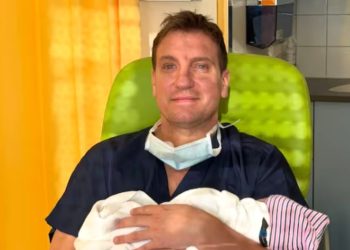 Maxi López y Daniela Christiansson celebraron la llegada de su segundo hijo