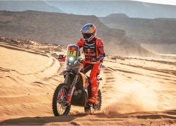Rally Dakar: Luciano Benavides quedó a nada del líder en motos tras una buena etapa