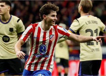 Atlético Madrid aplastó 4 a 0 al Barcelona con un golazo de Julián Álvarez por Copa del Rey