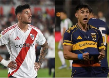 El contraste de Adam Bareiro: de la salida sin goles en River al debut con dos tantos en Boca