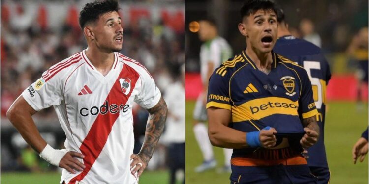 El contraste de Adam Bareiro: de la salida sin goles en River al debut con dos tantos en Boca