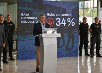 Jorge Macri destacó una caída del delito en la Ciudad durante 2025