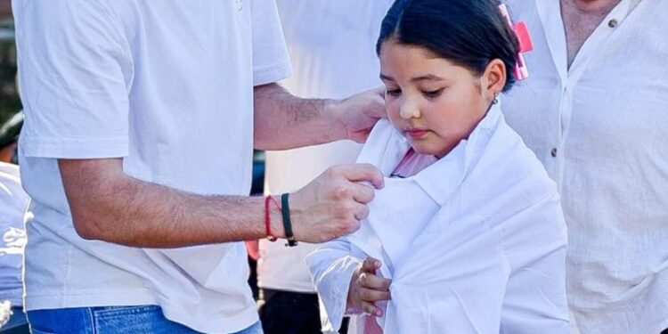 Nueva Jornada solidaria en zona Norte de Resistencia, Cristina Rodríguez y Santiago Perez Pond