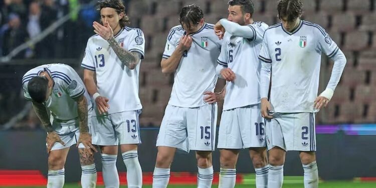 Italia se quedó afuera de la Copa del Mundo por tercera vez consecutiva