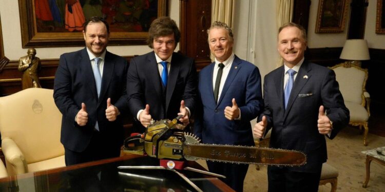 Javier Milei recibió al embajador de EEUU en Casa Rosada