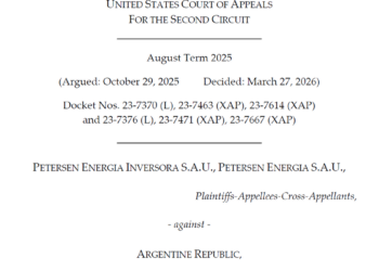 Juicio por YPF: accedé al texto del fallo que anuló la condena por u$s16.100 millones contra la Argentina