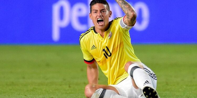 Alarma en Colombia: James Rodríguez fue internado por deshidratación severa tras el amistoso con Francia
