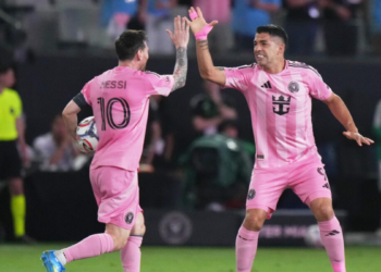 Con goles de Messi y Suárez, el Inter Miami empató en el estreno de su nuevo estadio