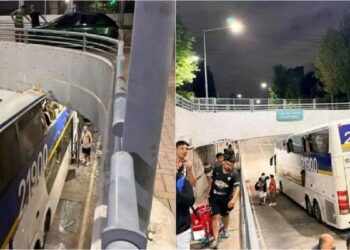 Copa Argentina: un micro con hinchas de Chaco For Ever se incrustó en un túnel