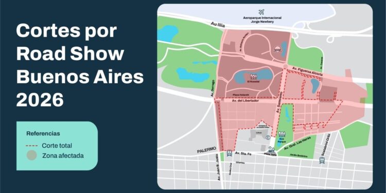 Franco Colapinto en la Ciudad: así serán los cortes de tránsito para montar el circuito en Palermo