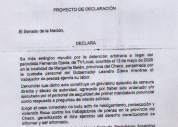 El Senador Nacional Jorge Capitanich repudio enérgicamente la detención del periodista Fernando Ojeda