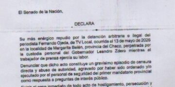 El Senador Nacional Jorge Capitanich repudio enérgicamente la detención del periodista Fernando Ojeda