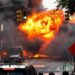 Alarma en Nueva York: un auto se incendió y explotó en Manhattan