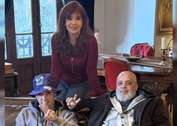 Cristina Kirchner recibió al fotógrafo Pablo Grillo