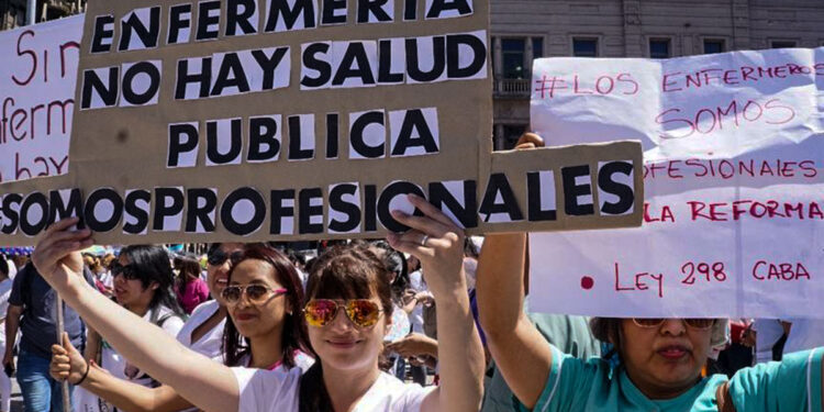 Denuncian que la situación de la enfermería porteña empeoró notablemente en los últimos años