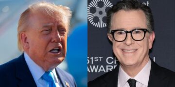 Donald Trump celebró el final del programa de Stephen Colbert: “¡Es increíble que haya durado tanto!”