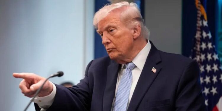 Donald Trump publicó un mapa con Venezuela pintado con la bandera de EEUU