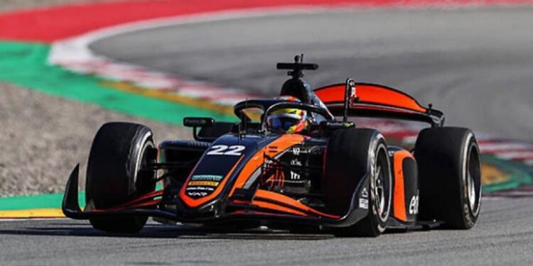 Gran actuación de Nicolás Varrone en la Fórmula 2 Championship: terminó séptimo y logró récord de vuelta