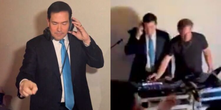 Marco Rubio en la consola: el video del secretario de Estado haciendo de DJ que divide a EEUU