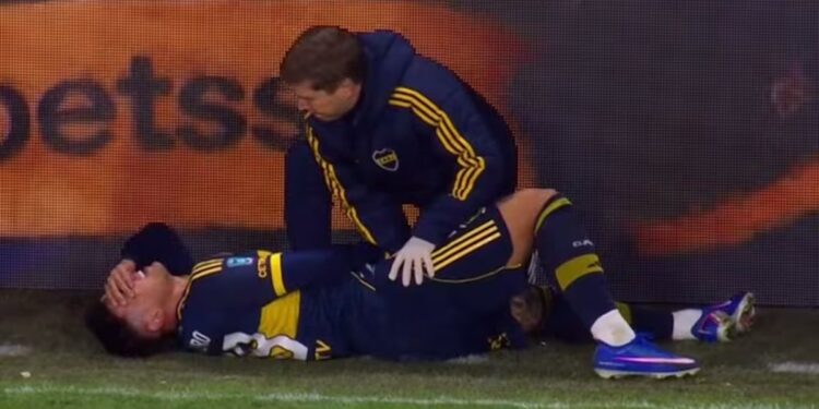 Preocupación en Boca: se confirmó la lesión de Adam Bareiro y estará ausente varias semanas