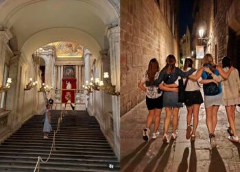 Una «deslomada» en Madrid: las fotos que confirman el viaje de Bettina Angeletti, la esposa de Adorni, con «las mamis del cole»