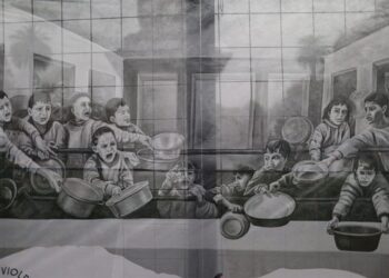 El lujo es la comida: ayuno y oración en Plaza de Mayo frente a los juegos del hambre