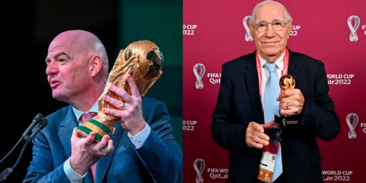 Gianni Infantino homenajeó a Enrique Macaya Márquez en la previa del Mundial 2026