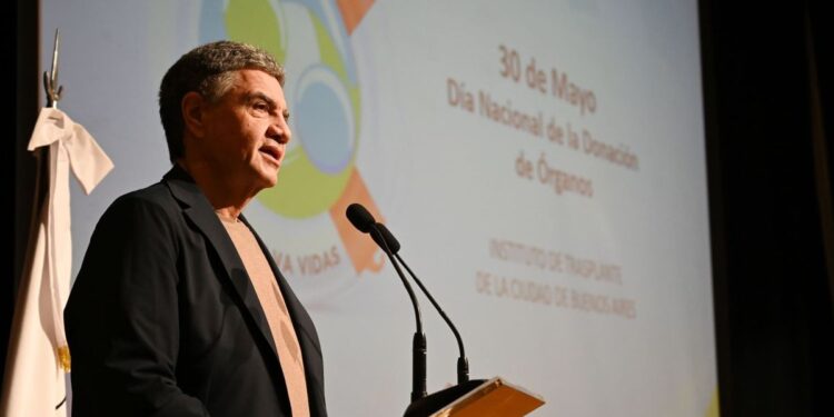 Jorge Macri celebró el récord de 190 trasplantes en CABA: “Solidaridad que se traduce en hechos”