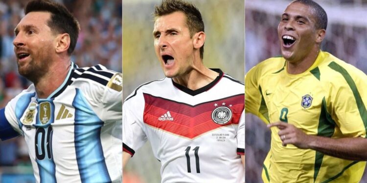 Messi, Klose, Pelé, Mbappé y más: quiénes son los máximos goleadores de la historia de los mundiales