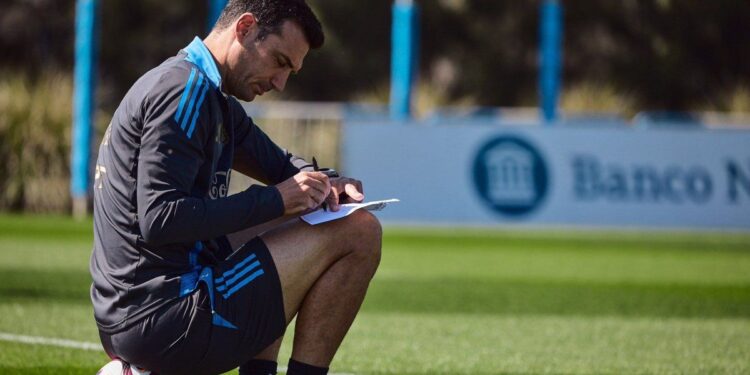 Selección Argentina, EN VIVO: Lionel Scaloni probó equipo para el sábado, Messi y otros cuatro futbolistas entrenaron diferenciados