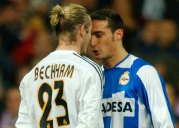 El día que Lionel Scaloni se quiso pelear con David Beckham en pleno partido