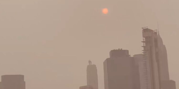 Humo en Nueva York genera preocupación en la previa de Argentina-España: qué pasará con el partido