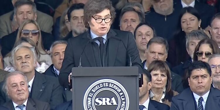 Javier Milei celebró récords del campo y aseguró que comienza una nueva revolución productiva