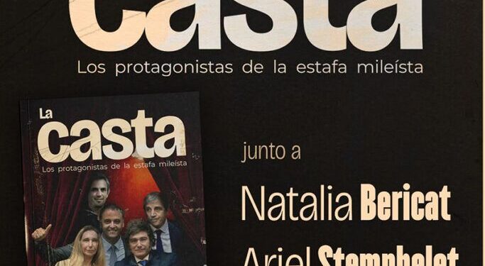 “La casta está gobernando”: Felicitas Bonavitta presenta su libro sobre los protagonistas de la estafa mileísta