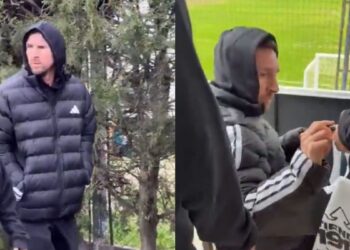 Lionel Messi realizó su primera aparición pública en Rosario: fue a ver un partido de Primera C