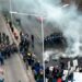 Tensión en el Puente Pueyrredón: hubo enfrentamientos entre la policía y manifestantes