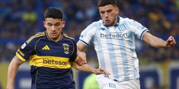 En Avellaneda, Boca igualó las cosas y empata 1-1 con Racing
