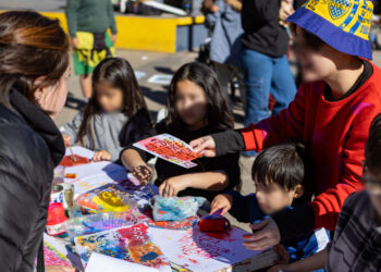 En La Boca, festejaron el día de las infancias con kermese y música