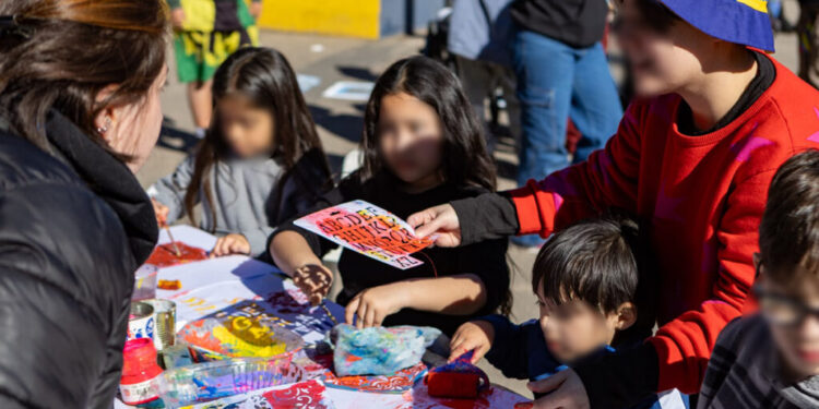 En La Boca, festejaron el día de las infancias con kermese y música