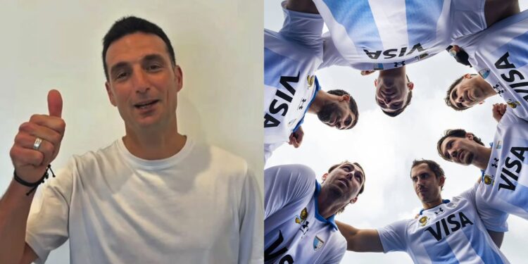 Lionel Scaloni les mandó un mensaje a Las Leonas y Los Leones en la previa del debut en el Mundial de Hockey