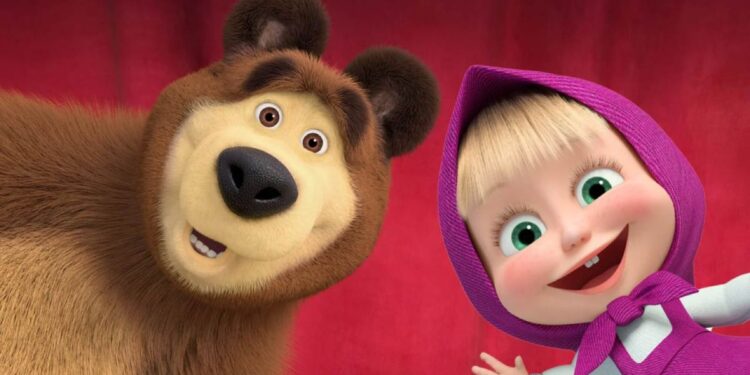 “Masha y el Oso”, el programa infantil que enfrenta una ola de cancelación por acusaciones de propaganda rusa