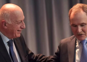 Peter Lamelas fue el invitado de honor en un acto judicial que encabezaron Mahíques y Rosatti