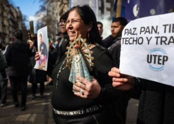 San Cayetano: organizaciones sociales y sindicales volvieron a marchar de Liniers a Plaza de Mayo