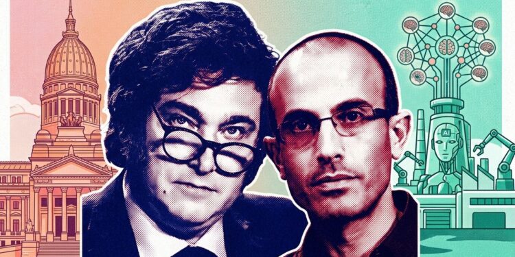 Yuval Harari volvió a criticar la propuesta de Javier Milei de otorgar personalidad jurídica a empresas IA