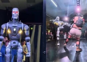 A lo Terminator: un robot enfrentó a un humano en una pelea oficial por primera vez