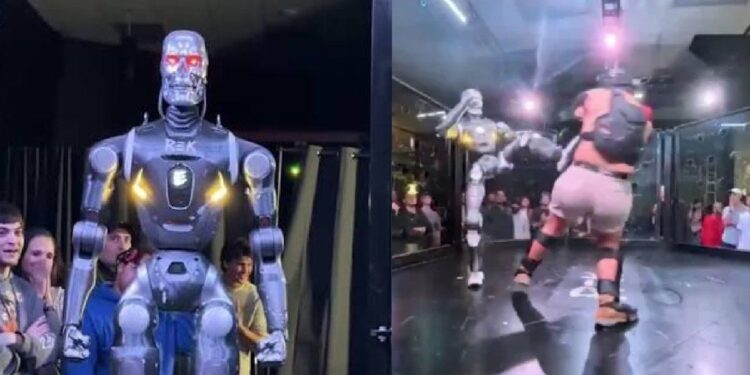 A lo Terminator: un robot enfrentó a un humano en una pelea oficial por primera vez