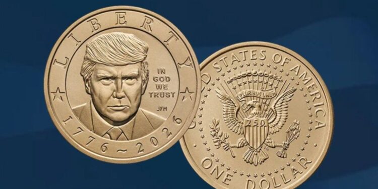 Donald Trump será el primer presidente de EEUU en aparecer en una moneda de u$s 1