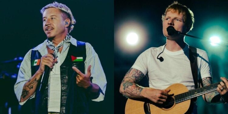 Ed Sheeran rompió el silencio sobre la salida de Macklemore de su gira por comentarios a favor de Palestina