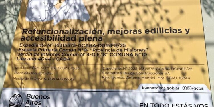 Estudiar entre escombros: el drama de una escuela porteña que dicta clases en medio de una obra abandonada